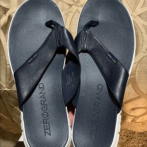 Cole Haan Men's Dark Blue Flip-Flops